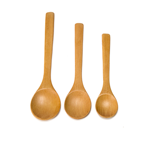 Chine fabricants Restaurant couverts bois mélange cuillère de dégustation cuillère en bois pour salade ustensiles de cuisine japonais - Product Image 3