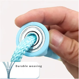 <span class=keywords><strong>Corde</strong></span> à sauter colorée professionnelle poignée en plastique solide longue pour un usage domestique vitesse élever cordes à sauter pour enfants et adultes - Product Image 5