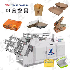 Hoàn toàn tự động lấy đi ăn trưa carton tông Máy làm bánh Pizza hộp giấy hình thành máy - Product Image 1