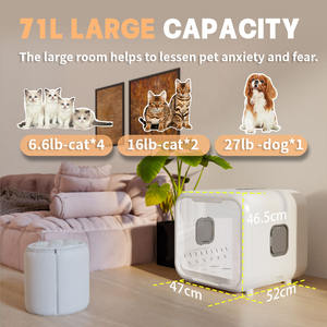 เครื่องอบแห้งสุนัขแมวสัตว์เลี้ยงขนาดใหญ่ตู้71L มืออาชีพอัตโนมัติอัจฉริยะแบบมืออาชีพ - Product Image 4