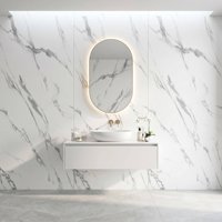 Panneau mural en PVC, texture marbre, 4 mm, imperméable, sans formaldéhyde, moderne, pour salle de bain, douche, hôtel, chambre à coucher, salon