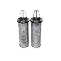 Tamis perforé de grillage de filtre de panier de valve de crépine duplex d'acier inoxydable pour la crépine liquide d'huile pour des filtres à air