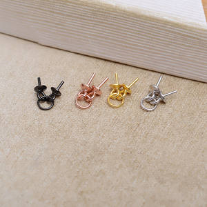 Plaque de perles en argent S925 intégrée, 10 perles, 5277, accessoires de bricolage pour la connexion de bijoux à trou traversant - Product Image 3