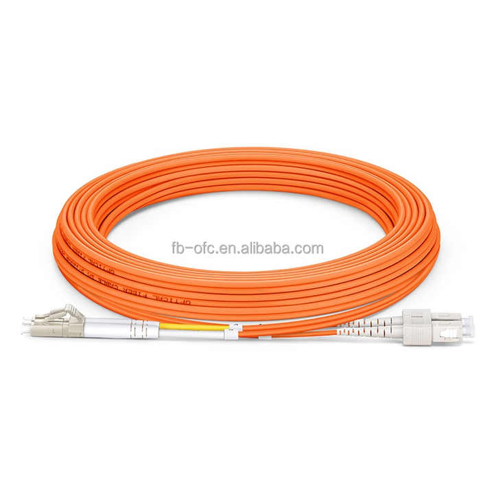 LC Fiber Optic Patch Cord Multimode Duplex LSZH Fibre Optical Patch ...