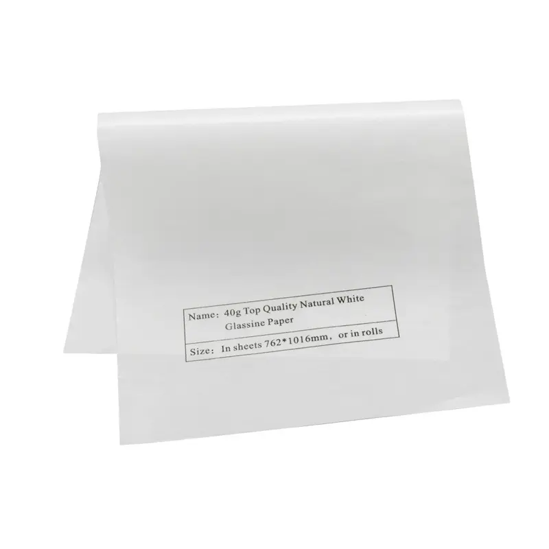 Бумага для обертывания маслом, натуральная белая прозрачная, на заказ, для сыра, шоколада, с пользовательским логотипом