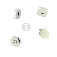 Kancing Magnet Tas Pengaman, Gesper Magnet Dompet, Penutup Logam, Rivet Kulit, Aksesoris Tas Mini