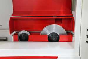 Độ chính xác cao Tự động <span class=keywords><strong>CNC</strong></span> chùm Saw Máy cắt cho bảng điều khiển đồ nội thất sản xuất với động cơ cốt lõi & PLC thành phần - Product Image 2