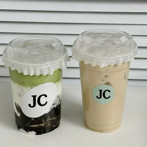 Gobelets jetables transparents en plastique PET pour café, avec couvercles, personnalisables avec logo, 16 oz, 32 oz, 12 oz - Product Image 3
