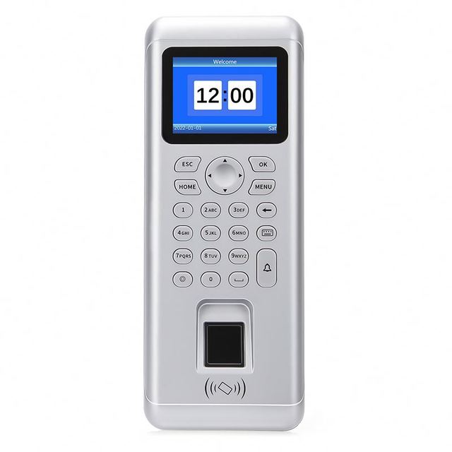 Time Clocks for Employees Small Business in 1 Time Clock (Fingerprint & Password) Employee Clock in & Out Machine Attendance