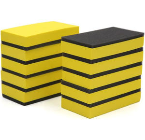 Accesorios de Cocina, Esponjas Negras para Fregar con Esponja Amarilla de Limpieza, Productos de Esponja para Cocina de Uso Diario - Product Image 1