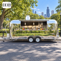 Tricycle Électrique de Restauration Etodevice 19 pieds de Haute Qualité avec Congélateur et Assistance au Pédalage pour Camionnette Alimentaire et Chariot à Glaces