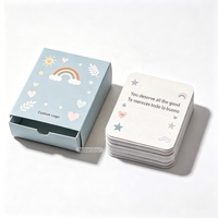 Cartes inspirantes de haute qualité pour soulager l'anxiété, avec citations inspirantes imprimées, ensemble de cadeaux pour femmes, cartes d'affirmation pour prendre soin de soi