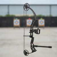Visée de tir à l'arc personnalisable avec logo, 5 broches réglables en alliage d'aluminium, universelle pour archers droitiers/gauchers, pour le tir à l'arc classique ou compound.