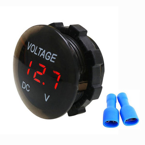 Voltmetro a pannello digitale DC 12V-24V <span class=keywords><strong>Display</strong></span> a Led misuratore di tensione elettrico Tester Volt impermeabile <span class=keywords><strong>per</strong></span> <span class=keywords><strong>auto</strong></span> moto barca ATV camion - Product Image 2