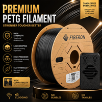 Filament d'impression 3D Polymaker Fiberon PA6-CF20 Nylon Fibre de Carbone 1,75 mm Noir 1 kg Anti-déformation Compatible avec les imprimantes 3D