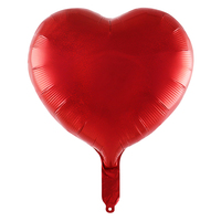Ballons de fête de mariage en forme de coeur laser de 18 pouces