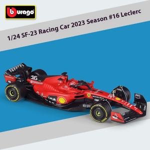 Modellino <span class=keywords><strong>Auto</strong></span> da Corsa Formula <span class=keywords><strong>1</strong></span> SF23 #16 #55 del 2023 di Alta Qualità in <span class=keywords><strong>Scala</strong></span> <span class=keywords><strong>1</strong></span>:<span class=keywords><strong>24</strong></span> in Lega con Casco per Decorazione - Product Image 6