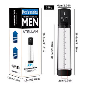 Pompa per Pene Automatica per Uomo Ingrandimento e Dilatazione Trainer Pompa a Vuoto per Pene Sex Toy 9 Livelli di Aspirazione Masturbatore Maschile Sex Toy per Uomini 18+ - Product Image 2