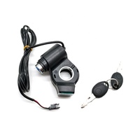 Puissance du moteur bouton avec voltmètre affichage clé de Contact pour Speedual Zéro 8X 10X Mini T10-ddm Électrique Scooters Pièces