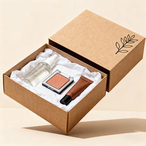 Vente en gros Boîte de maquillage cosmétique Oem pour filles en boîte Boîte de rangement empilable à tiroir en papier <span class=keywords><strong>kraft</strong></span> pour cosmétiques Emballage de boîte au design personnalisé - Product Image 1