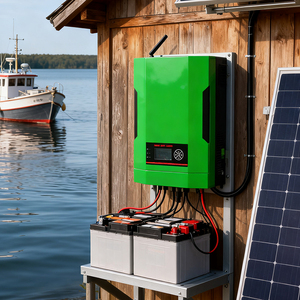 ข้อเสนอพิเศษ 5kw อินเวอร์เตอร์พลังงานแสงอาทิตย์แบบไฮบริด คลื่นไซน์บริสุทธิ์ อินเวอร์เตอร์ DC/AC แบบเฟสเดียว AC เป็น AC จัดส่งฟรี - Product Image 1