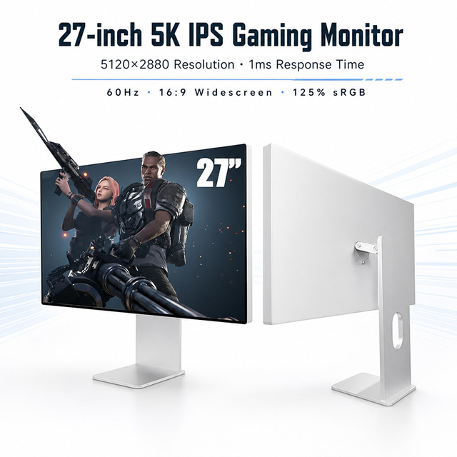 Factory 27 Inch Gaming Monitor Ips 5120*2880 High Resolution Gaming Monitor Desktop Gaming Monitor