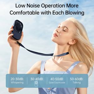 พัดลมพกพาขนาดเล็กสำหรับเดินทาง, พัดลมทำความเย็นขนาดเล็กพกพาสะดวก USB กลางแจ้งชาร์จแบตเตอรี่ได้พัดลมพกพา - Product Image 4