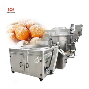 Elektrische Deep Dough Ball und nigerian ische Puff Puff Frittier maschine Automatische Batch Friteuse