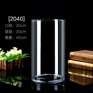 Vases <span class=keywords><strong>en</strong></span> <span class=keywords><strong>verre</strong></span> pour table, bougies pilier, <span class=keywords><strong>vase</strong></span> <span class=keywords><strong>en</strong></span> <span class=keywords><strong>verre</strong></span> <span class=keywords><strong>transparent</strong></span> pour plantes hydroponiques, <span class=keywords><strong>vase</strong></span> <span class=keywords><strong>en</strong></span> <span class=keywords><strong>verre</strong></span> cylindrique <span class=keywords><strong>haut</strong></span> et fin de qualité supérieure, fait à la main, pour les fêtes - Product Image 4