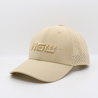 Casquette de baseball en velours imperméable et tendance avec cordon de performance et logo personnalisé