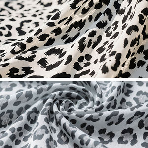 ผ้าชีฟองพิมพ์ลายเสือดาวสำหรับผู้หญิงชุดเดรส100D ฟรี - Product Image 3