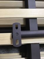 Minimalistisches Klappbares Schmiedeeisen-Sofabettgestell mit Stauraum und Holzlatten für Wohnzimmer, Apartment, Schlafzimmer und Hotel