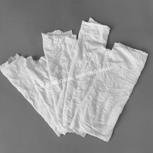Chiffons de nettoyage en coton blanc 100% recyclé pour usage industriel - Product Image 1
