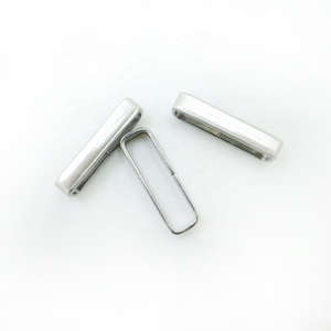 Wholesale 16mm 18mm 20mm 22mm 24mm Watch Accessories Metal Square <strong>Loop</strong> Watch Clasp <strong>Loops</strong> - Product Image 4