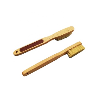 laser printing logo on handle Durable And Clean High-quality Bristle Brush Climbing Brush Rock Climbing Boar Bristle Brush