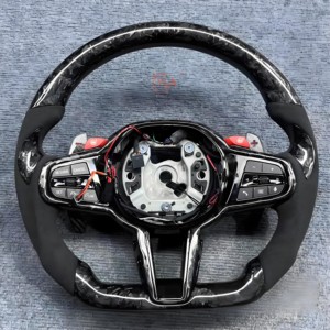Volante de Fibra de Carbono LED para Automóvil, <span class=keywords><strong>Precio</strong></span> de Fábrica al por Mayor, Estilo m Performance para <span class=keywords><strong>BMW</strong></span> F10 - Product Image 1
