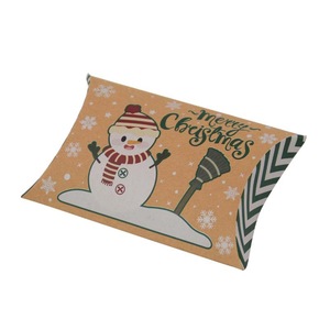New Design Sweet <strong>Pillow</strong> Event Party Candy Cookie Shape Small Paper Box for Kids <strong>Christmas</strong> <strong>Pillow</strong> Box - Product Image 6