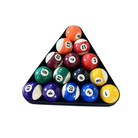 Top Sports 16 billes en résine 2-1/4\" taille réglementaire pour table de billard, billes de remplacement, jeu de billes de snooker et de billard