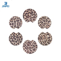 Sous-verres de voiture vierges en néoprène blancs, épaisseur 5 mm, pour sublimation DIY, imperméables, anti-perte, avec logo personnalisé, vente en gros