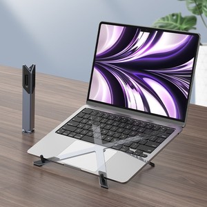 Soporte Plegable y Elevable para Tablet y Laptop, de Aleación de Aluminio, para Uso en Interiores y Exteriores - Product Image 3