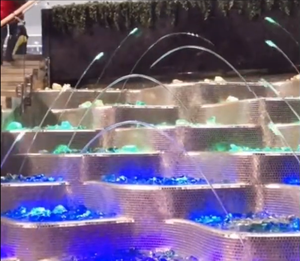 <span class=keywords><strong>Fontaine</strong></span> d'extérieur design artistique éclairée par LED Jet de saut coloré <span class=keywords><strong>à</strong></span> la mode avec système de contrôle numérique - Product Image 1