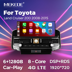 Mekede Mới Nhất Hệ Thống Android 6 + 128GB Điều Hướng Xe Cho Toyota Land Cruiser 200 2008 2015 Với Chơi Xe Và Android Tự Động - Product Image 2