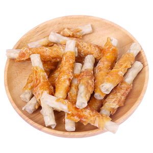Ağartılmış genişletilmiş ham deri kemikleri beyaz köpek çiğnemek kabadayı sopa köpek köpek maması davranır - Product Image 5