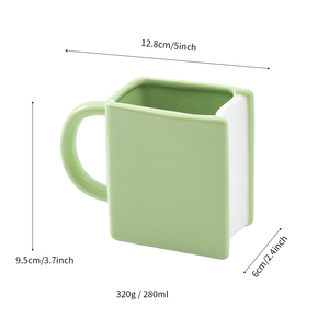 <span class=keywords><strong>Taza</strong></span> de Café Creativa de Cerámica <span class=keywords><strong>con</strong></span> Forma de Libro, Estilo Nórdico, <span class=keywords><strong>con</strong></span> Asa, <span class=keywords><strong>Taza</strong></span> <span class=keywords><strong>con</strong></span> Diseño de Libro, Logotipo <span class=keywords><strong>Personalizado</strong></span>, <span class=keywords><strong>Taza</strong></span> de Cerámica Pintada en 3D - Product Image 6