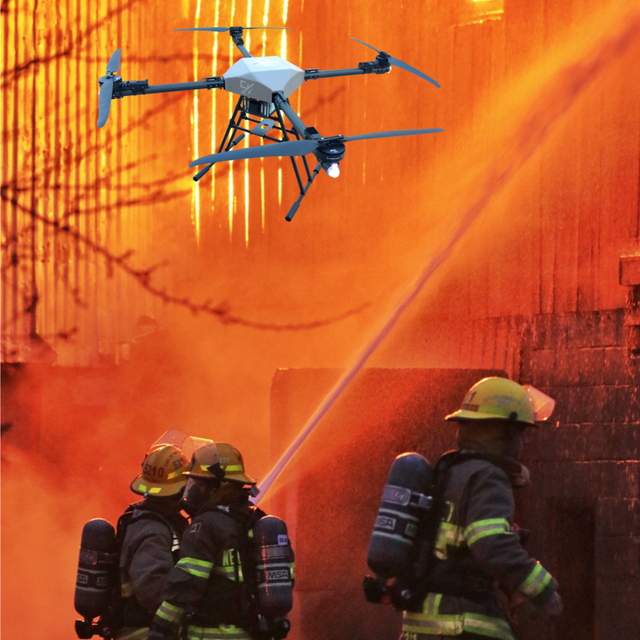 Sky Tech Drone Large Payload Large Payload Industrial Emergency Rescue Quick Response Fire Drone