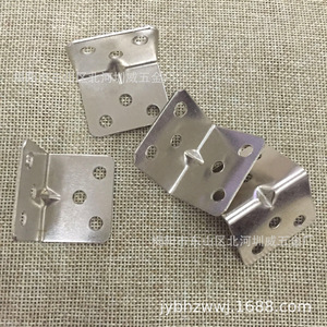 Support d'angle Xiongfa 3410 à 6 trous, connecteur en acier à angle droit, quincaillerie de meuble, renfort de support - Product Image 1