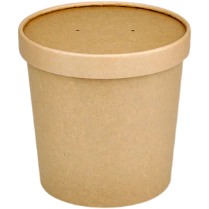 Taza de sopa desechable ecológica, cuenco de papel Kraft de varios tamaños con tapa para aperitivos, fideos, gachas, galletas, hamburguesas, envasado de alimentos - Product Image 6