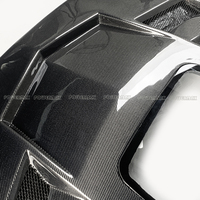 Couvre-moteur en fibre de carbone pour Ford Mustang 2015+