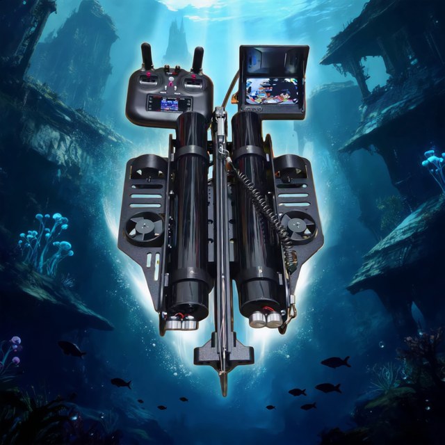 Underwater HD Fish Detector Drone with Visual Fish Shooter Camera and Sonar-Made in China 3-Month Warranty