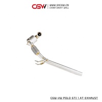 Soupapes d'admission et d'échappement haute performance tuyau de descente de silencieux pour VW Polo GTI 1.4T année 2012